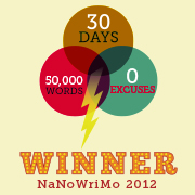 NaNoWriMo 2012 Winner's Badge