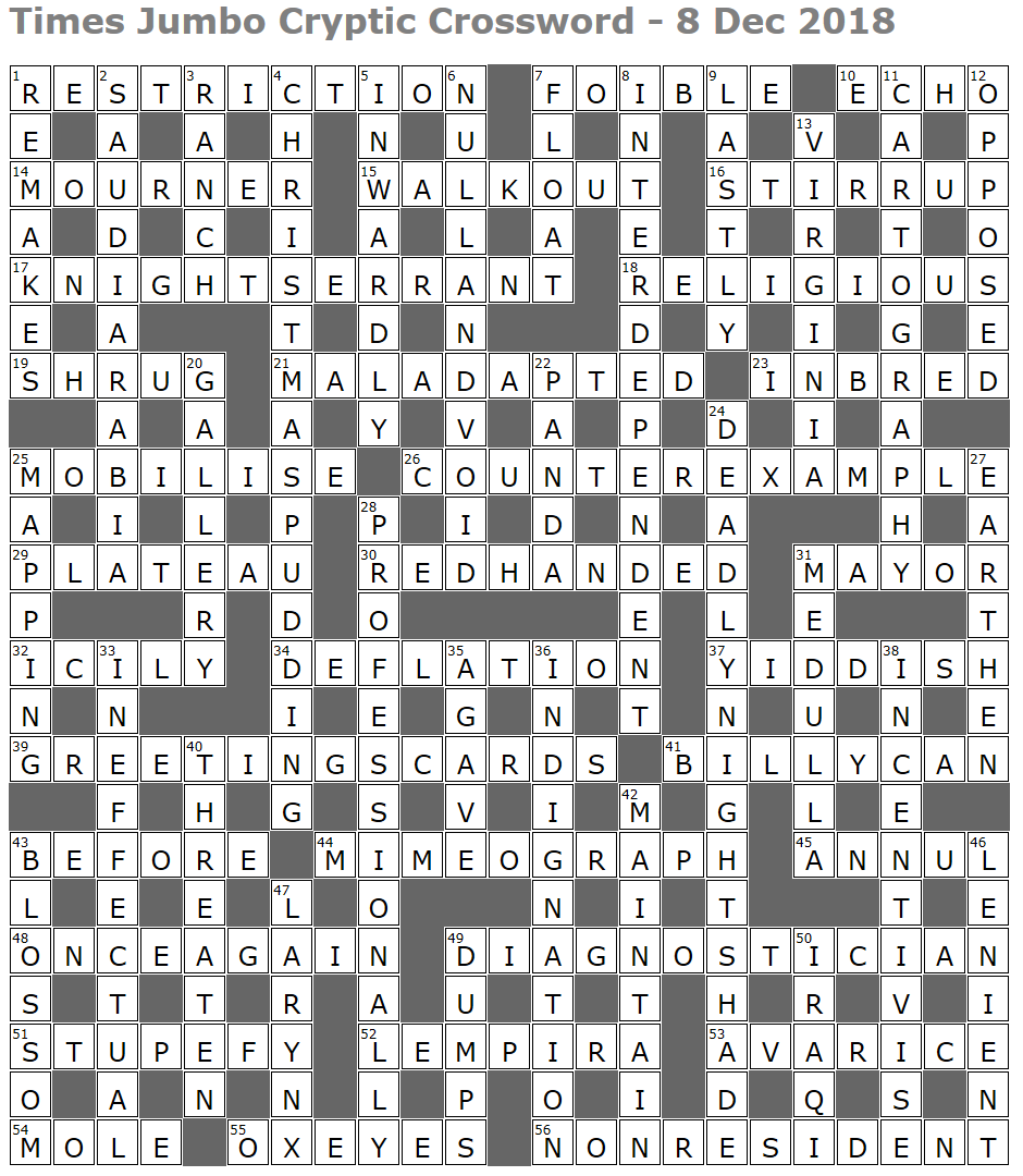 Times Jumbo Cryptic Crossword 1355 – Lucian Poll's Web Ramblings